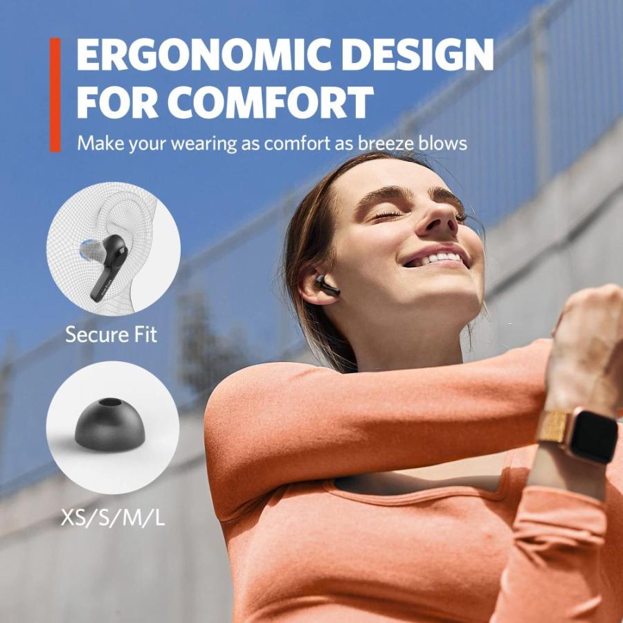 2020 iF & CES受賞EarFun Air Bluetooth 5.0 ワイヤレスイヤホン タッチ式 35時間再生 自動装着検出 デュアルマイ｜tactshop｜05
