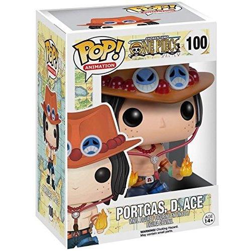 ワンピース - ポートガス D.Ace Funko Popビニールフィギュア (互換性のあるポップボックスプロテクターケース付き)｜tactshop｜03