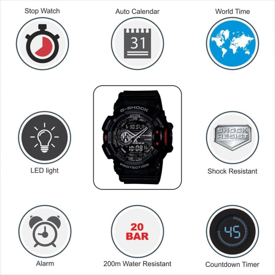 Casio メンズGW2310FB-1CR G-Shock 耐衝撃 多機能腕時計｜tactshop｜02