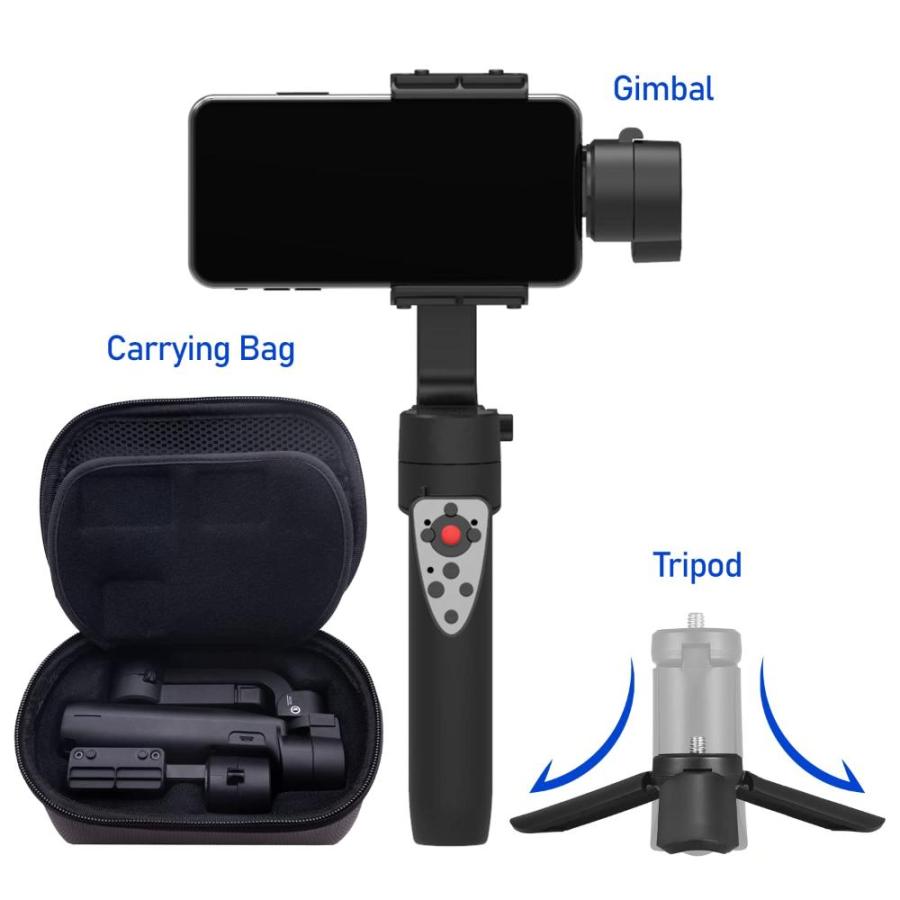 3-Axis Mini Handheld Gimbal Stabilizer for iOS & Android - Foldable Pocket｜tactshop｜04