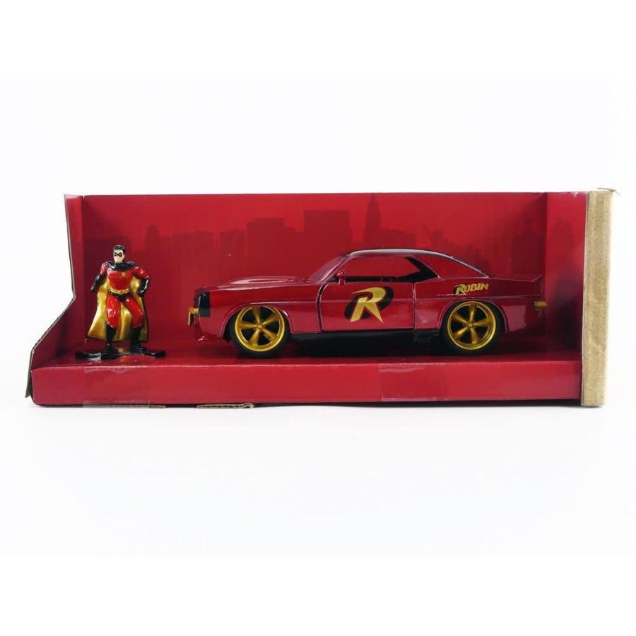 DC Comics 1:32 1969 Chevy Camaro Die-cast Car w/ 1.65" Robin Figure, Toys f｜tactshop｜02