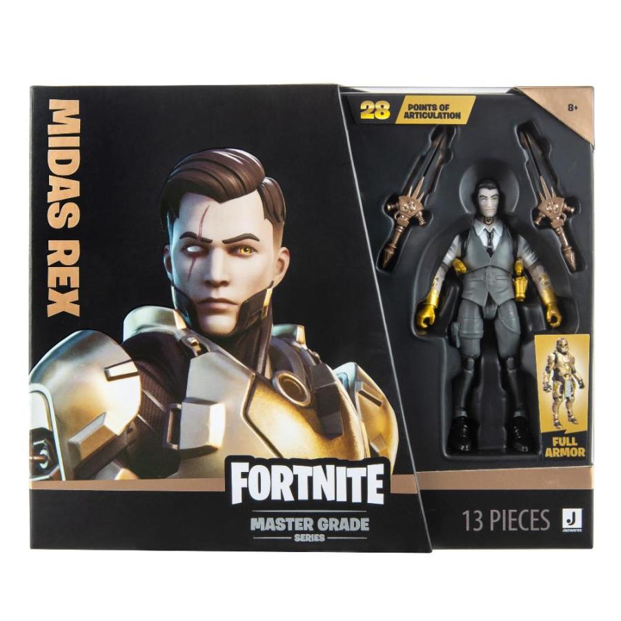 オンラインストア店舗 Fortnite Midas (Master Grade) - 4-Inch Articulated Figure with Armor， Back