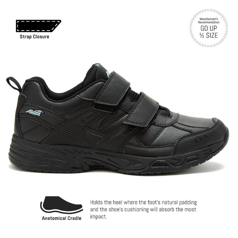 Avia Avi-Union II Strap Non Slip Shoes for Men, Hook and Loop Mens Walking｜tactshop｜02
