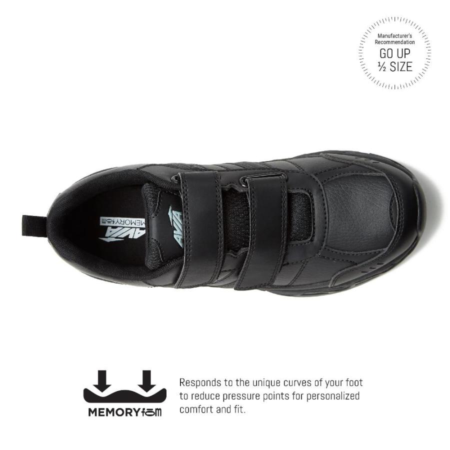 Avia Avi-Union II Strap Non Slip Shoes for Men, Hook and Loop Mens Walking｜tactshop｜04