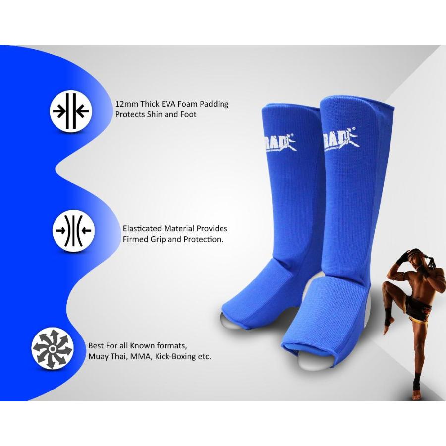 (Medium) - RAD MMA Shin Instep Foam Pad Support Boxing Leg Guards Foot Prot｜tactshop｜03