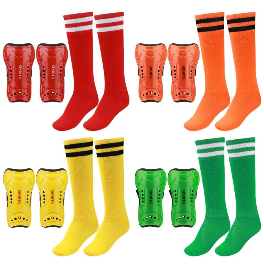全国配送料無料 Soccer Shin Guards for Kids Youth，Shin Pads and Long Soccer Socks for 7-12