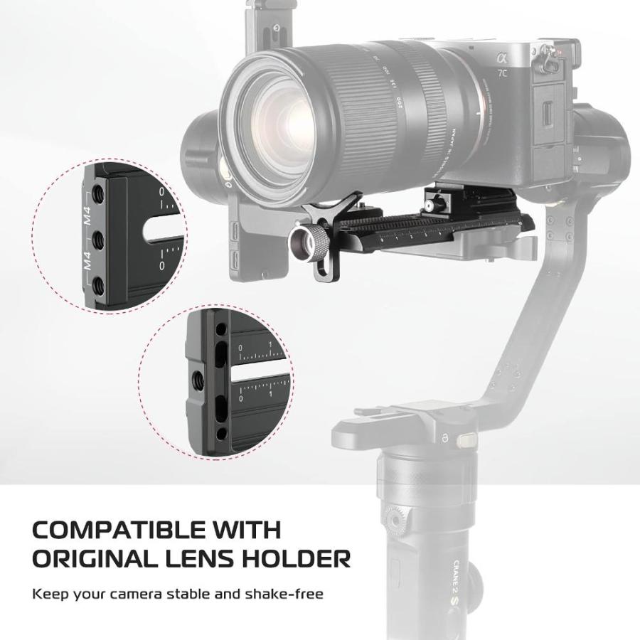 ULANZI FALCAM F38 カメラ クイックリリース システム 38mm 偏向防止QRプレート付き DJI Ronin-S DJI RS2 D｜tactshop｜05