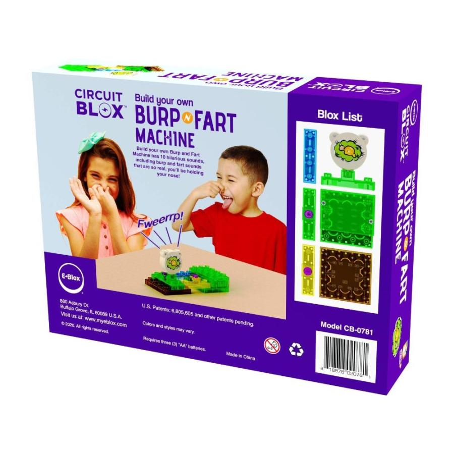 ショッピング売品 E-Blox Building Blocks STEM Circuit Kit， Build Your Own Burp & Fart Machine