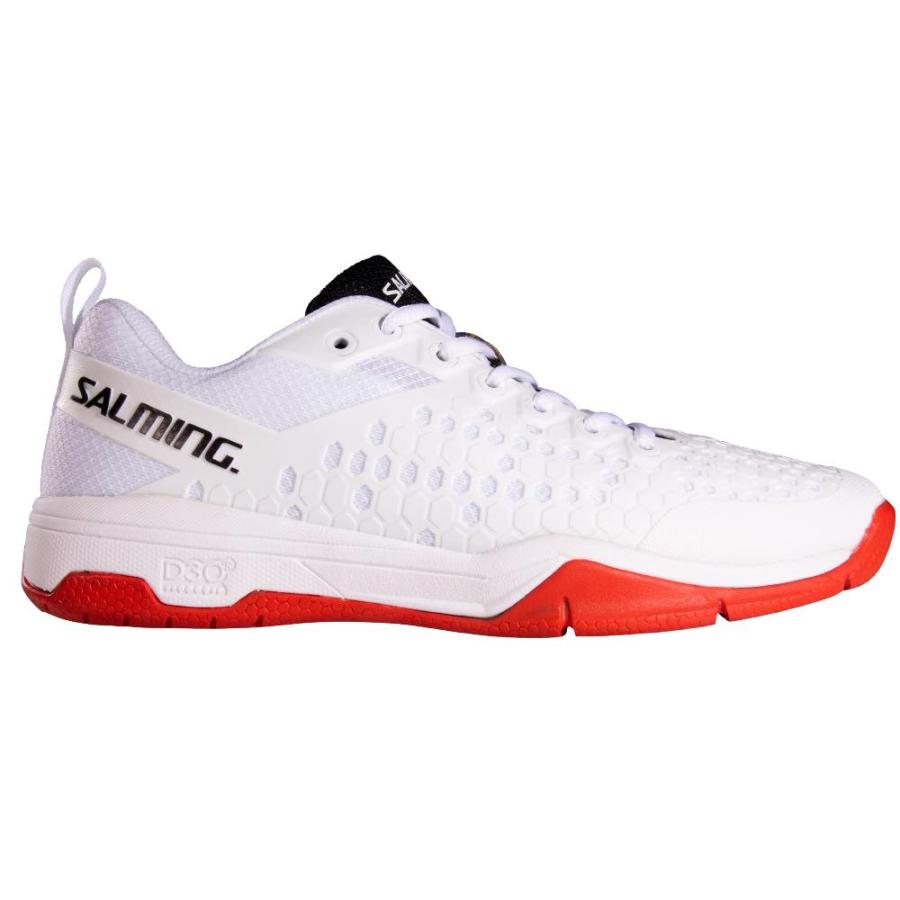 Salming Eagle (White/Red) Men's Indoor Court Shoes (1230103-0705) 11.0｜tactshop｜03