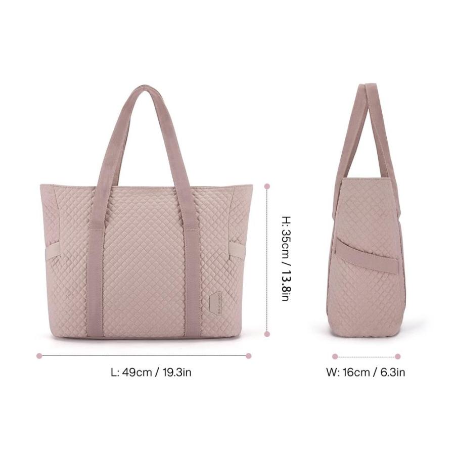 BAGSMART Large Tote Bag For Women, Shoulder Bag Top Handle Handbag with Yog  - バッグ