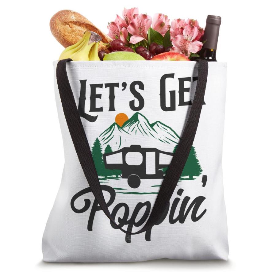 参考にお買い物♪ Camping Let´S Get Poppin´ Pop Up Camper Tote Bag