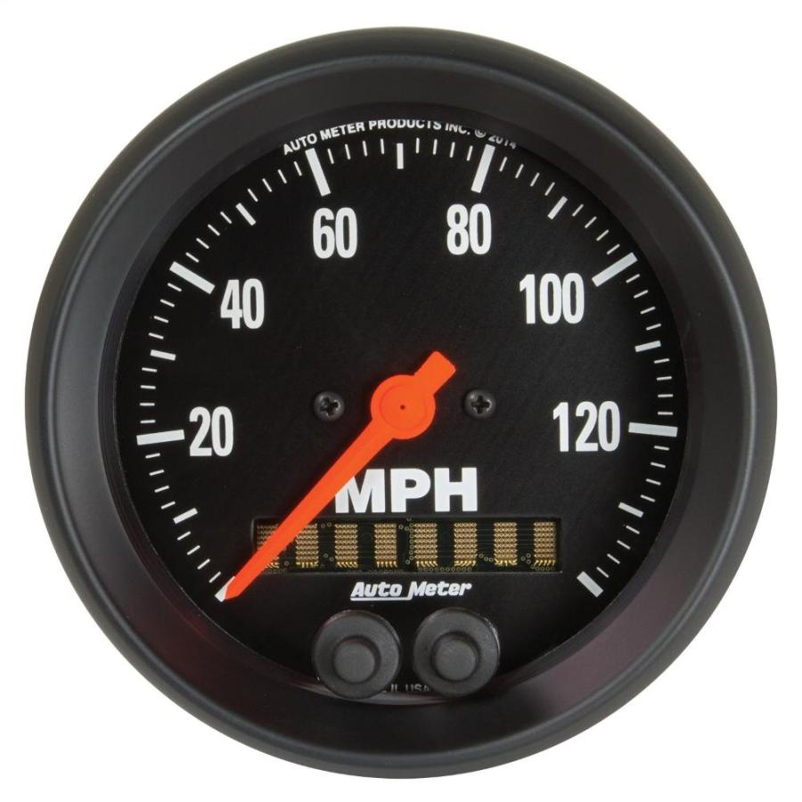 AUTO METER 2680 Zシリーズ 3-3/8インチ GPS スピードメーター (0-140 MPH)