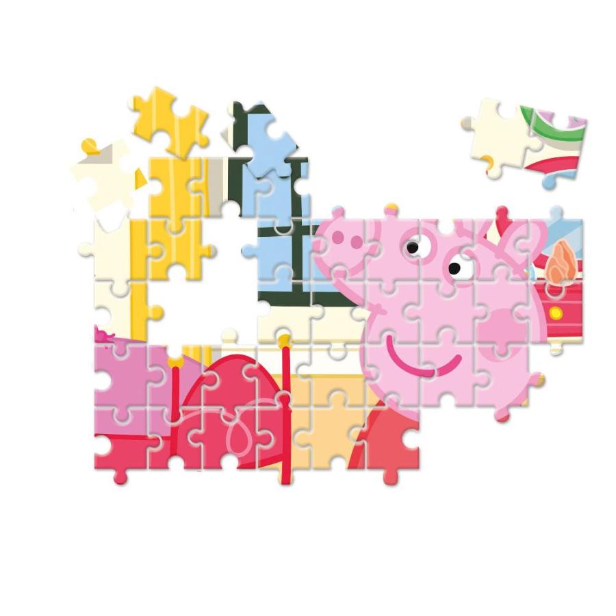 Clementoni 20271 18+30+48+60pcs Supercolor 10 in 1 Peppa Pig (3x18, 4x30, 2｜tactshop｜05