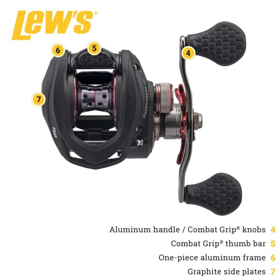 ショッピングサイト Lew´s Tournament MP Speed Spool Baitcast Fishing Reel， Left-Hand Retrieve，