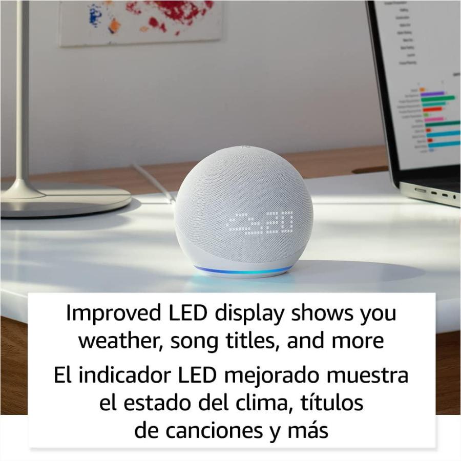 All-New Echo Dot (5th Gen, 2022 release) with clock | International Version｜tactshop｜03