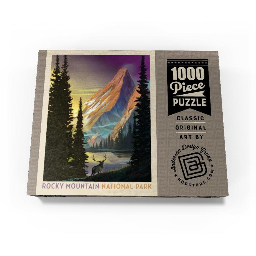 Rocky Mountain National Park: Pyramid Peak, Vintage Poster - Premium 1000 P｜tactshop｜04
