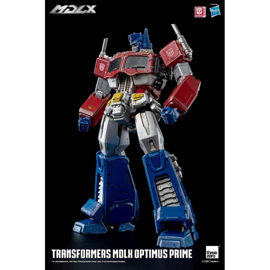 ThreeZero Transformers: Optimus Prime MDLX Collectible Figure, Multicolor｜tactshop｜03