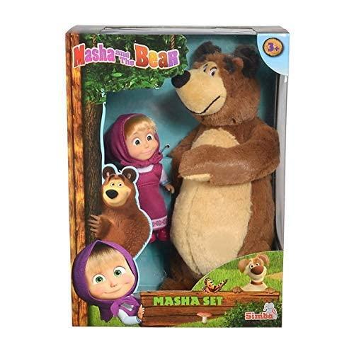 Masha and The BeaR Jada Toys, Masha Plush Set with Bear and Doll Toys for K｜tactshop｜03