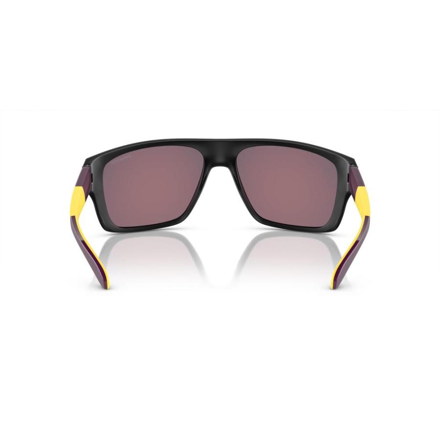 Arnette Men's AN4330 Hijiki Square Sunglasses, Black/Violet Mirrored Rose G｜tactshop｜04