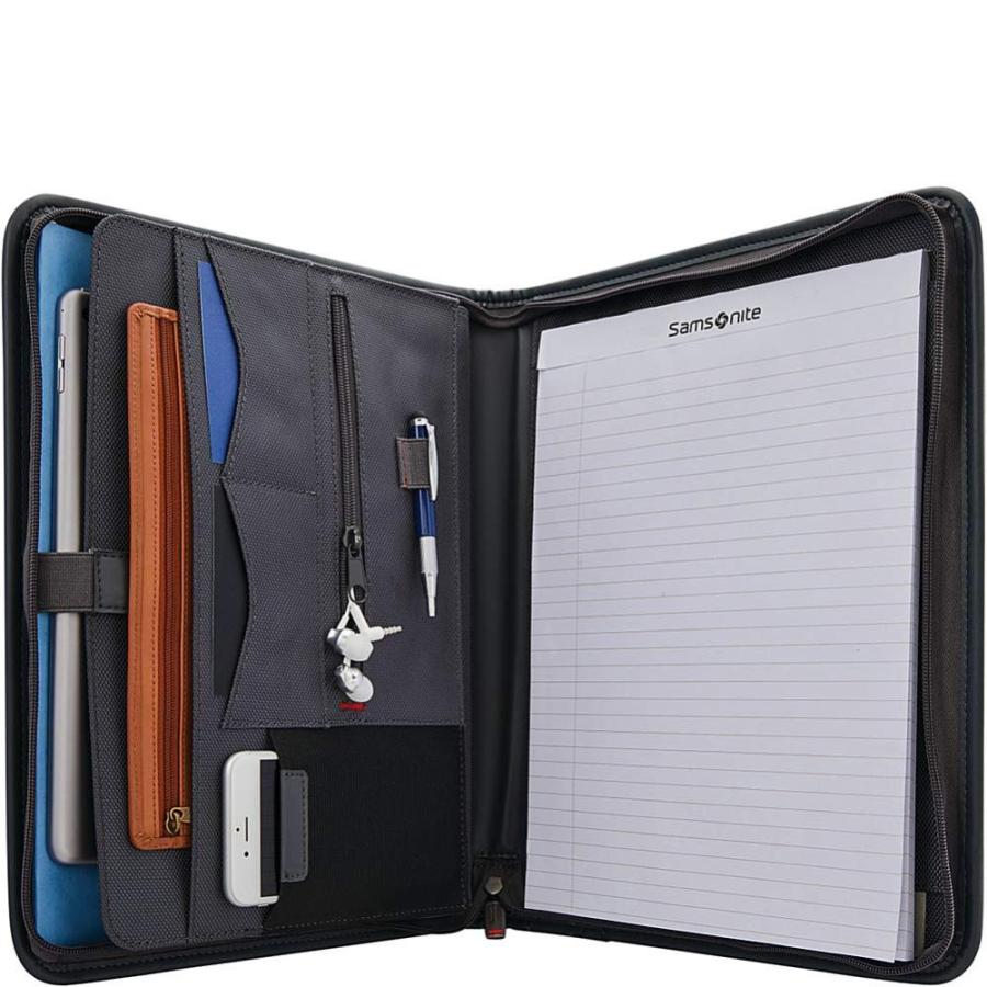 ショップ格安 Samsonite briefcases Xenon Business Zip Portfolio， Black， One Size