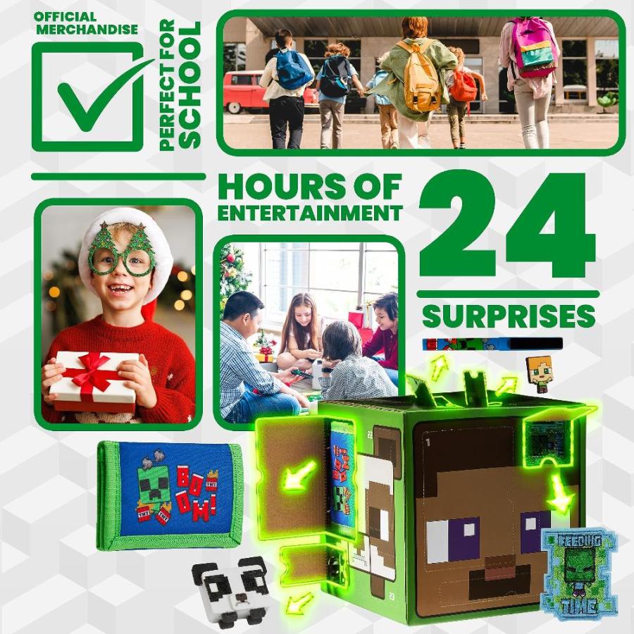 正規取扱販売店 Minecraft Advent Calendar 2023 for Kids and Teenagers， Stationery， Notebook