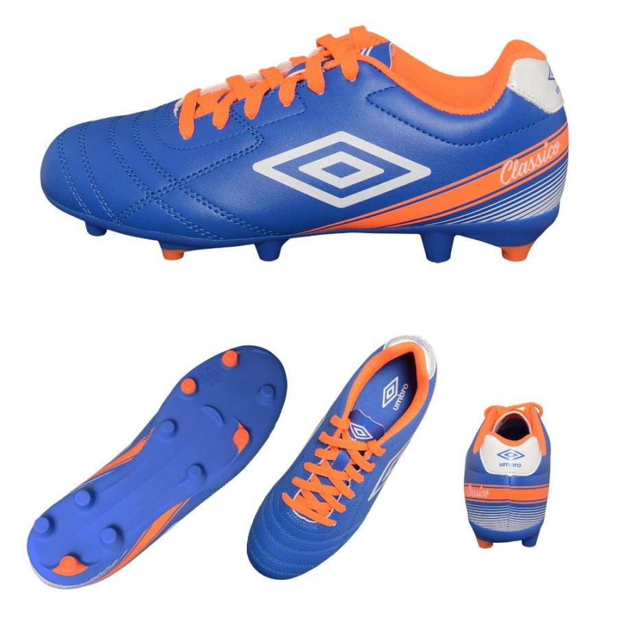 日本売筋品 Umbro Men´s Classico X FG Soccer Cleat， Blue/White/Orange， 12
