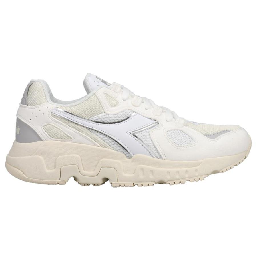 高質で安価 Diadora Mens Mythos Suede Lace Up Sneakers Shoes Casual - Off White， Silver