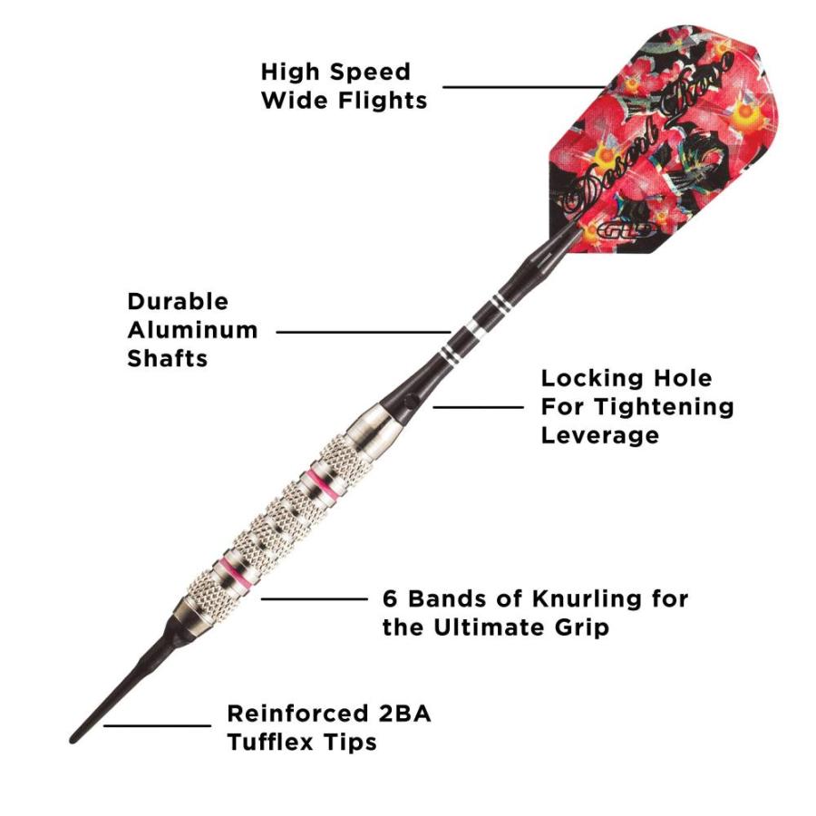 Viper by GLD Products Desert Rose Soft Tip Darts with Storage/Travel Case,｜tactshop｜03