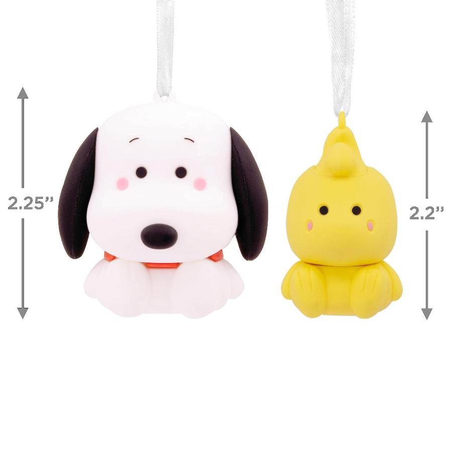 割引クーポン購入 Hallmark Better Together Snoopy and Woodstock Magnetic Christmas Ornaments