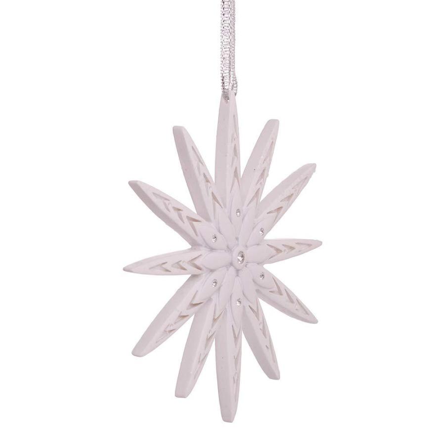 55％以上節約 4-Inch Modern Snowflake Ornament with Swarovski Elements