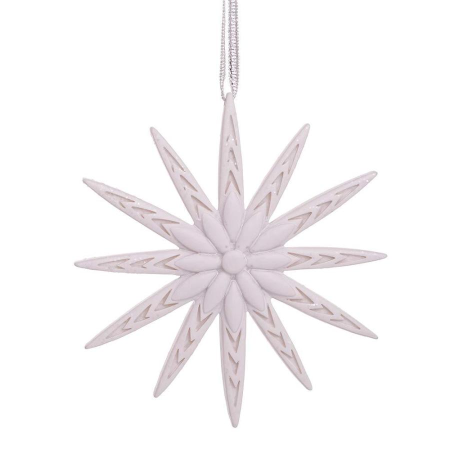 55％以上節約 4-Inch Modern Snowflake Ornament with Swarovski Elements