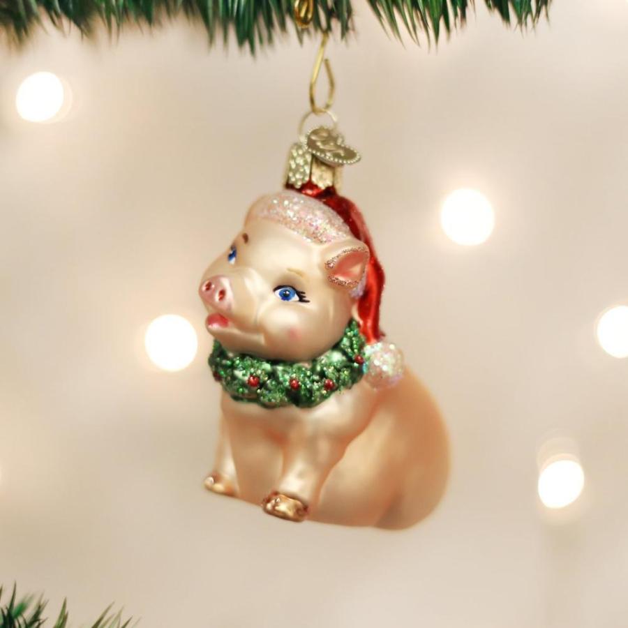 Old World Christmas Glass Blown Ornaments for Christmas Tree Holly Pig｜tactshop｜02