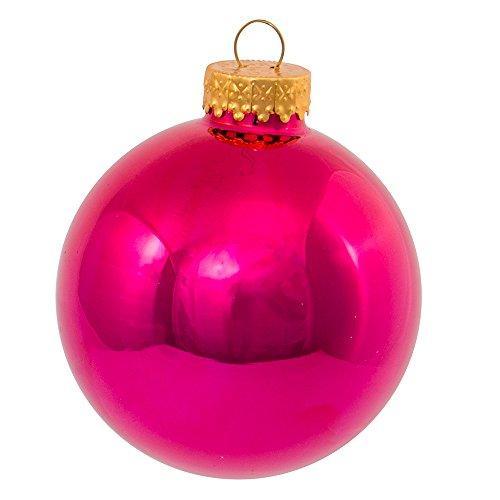 女の子向けプレゼント集結 Kurt Adler 65mm Shiny Multicolored Glass Ball Ornaments， 6-Piece Box Set，Ch
