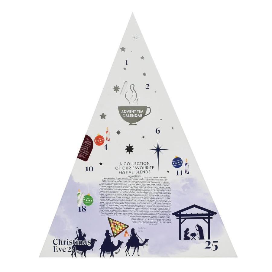 English Tea Shop Advent Calendar Nativity- 25 Pyramid Biodegradable Tea Bag｜tactshop｜03