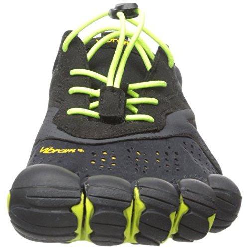 激安先着 Vibram Men´s FiveFingers， V-Run Running Shoe Black Yellow 45 M