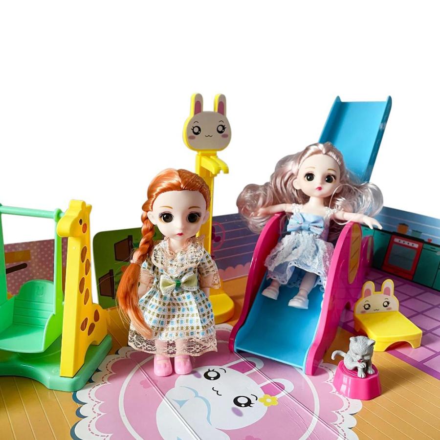 ただ今お得な Huang Cheng Toys 6.3 Mini Girl Dolls， includ 10 Sets Handmade Doll Clothes