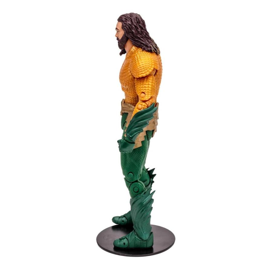 McFarlane - DC Aquaman 2 Movie 7 - アクアマン(ヒーローコスチューム - ゴールド&グリーンスーツ)｜tactshop｜05