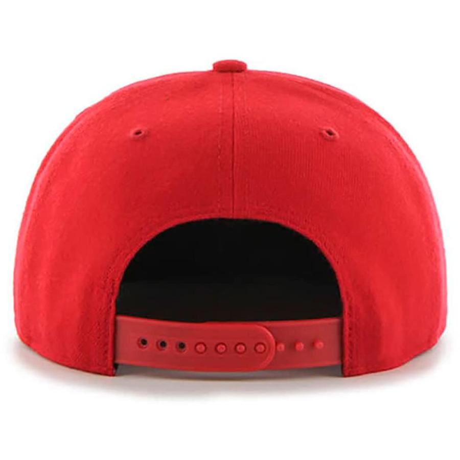 未使用の新品です ´47 Los Angeles Angels No Shot Captain Adjustable Snapback Red Hat