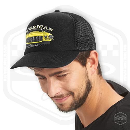 ウクライナ情勢緊迫化 GTO Clothing 1970 Camaro American Muscle Car Trucker Cap， Blue