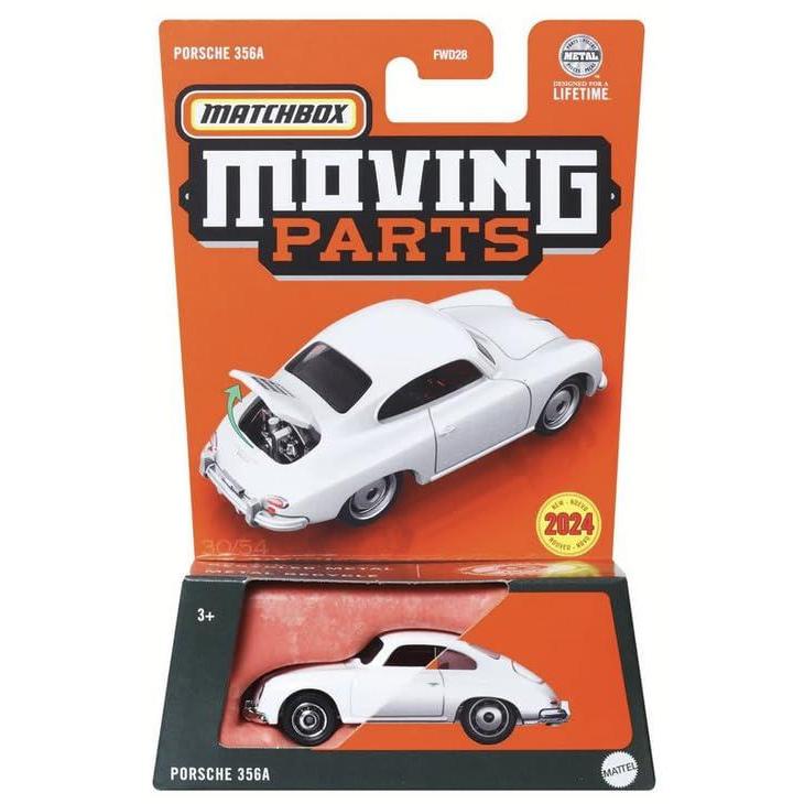 マッチボックス ムービングパーツ ポルシェ 356A (ホワイト マッチボックス ムービングパーツ ポルシェ 356A (ホワイト