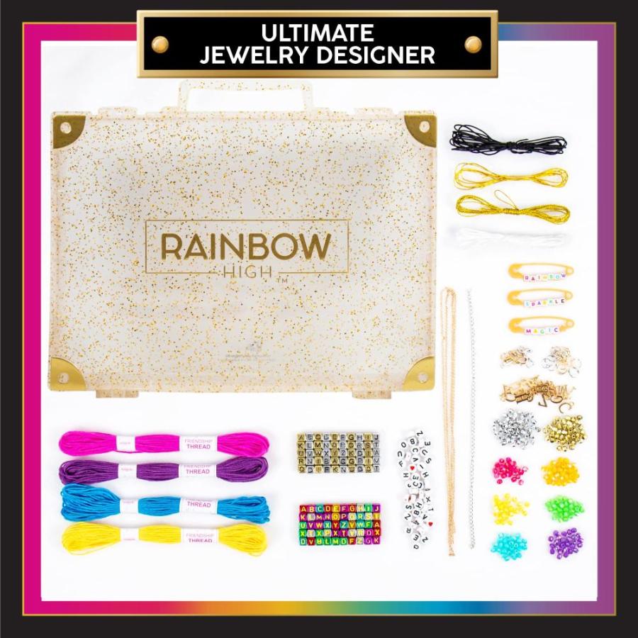 クリアランス超高品質 Rainbow High Ultimate Jewelry Designer， DIY Jewelry Making Kit， Design 20+