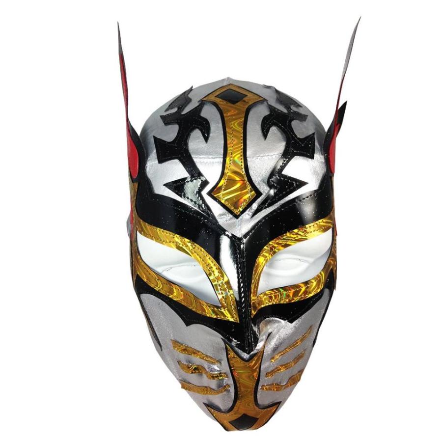 日本限定 SIN CARA Lycra PRO Adult Lucha Libre Wrestling Mask (pro-LYCRA) SILVER/Blac