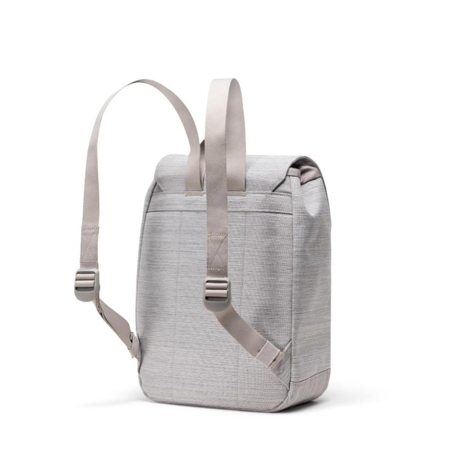 Herschel Supply Co. Herschel Retreat ミニバックパック, ライトグレー クロスハッチ, One Size, Her｜tactshop｜02