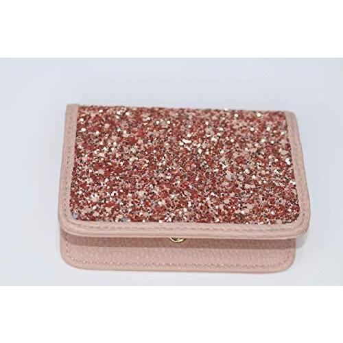 Birth Control Pill Case/Wallet - Glitter Rose Gold - Cute and Discreet 4" x｜tactshop｜02