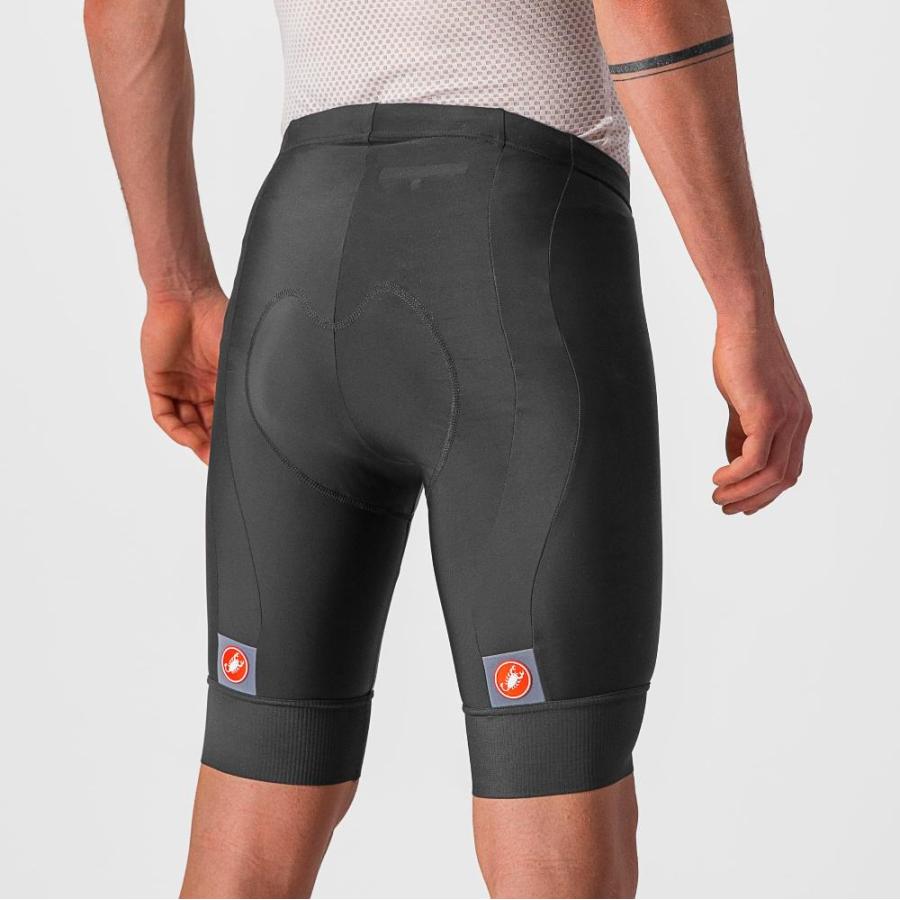 Castelli Cycling Entrata Short for Road and Gravel Biking l Cycling - Black｜tactshop｜05