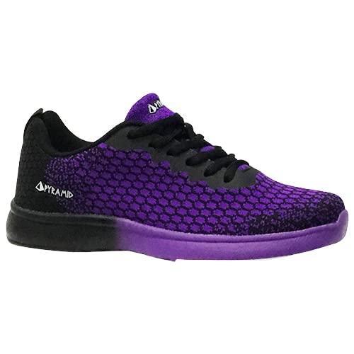 Pyramid Women's Path Lite Seamless Mesh Bowling Shoes Black/Purple