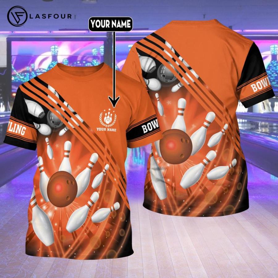 LASFOUR Custom 3D Bowling Shirts for Men Funny, Bowling Shirts Unisex with｜tactshop｜03
