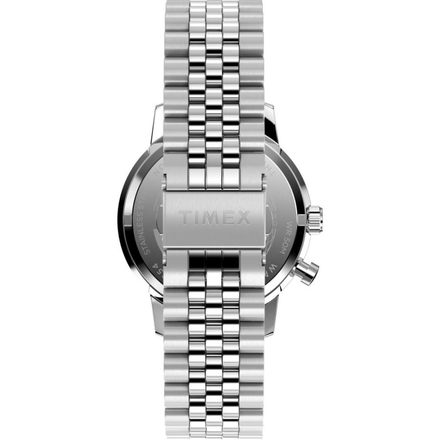 Timex メンズ マーリン ムーンフェイズ 40mm 腕時計 - ステンレススチールブレスレット ブルーダイヤル ステンレススチールケース, ステン｜tactshop｜03