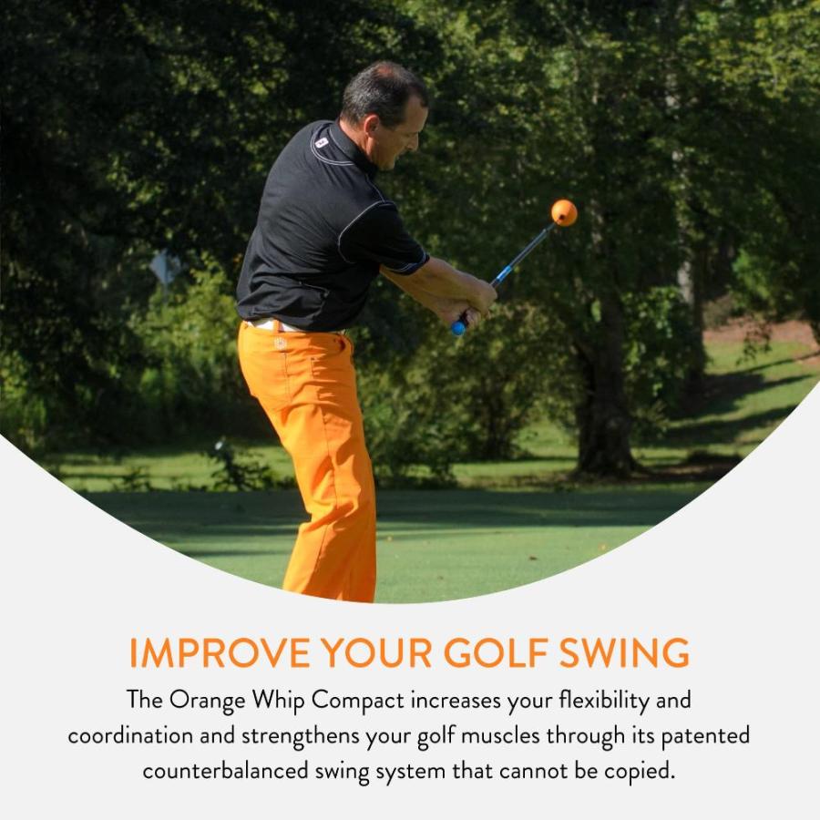 Orange Whip Compact Golf Swing Trainer Aid for Improved Rhythm, Flexibility｜tactshop｜05