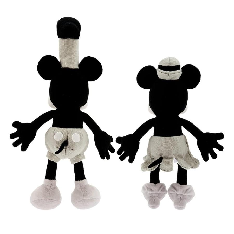 Disney100 公式ミッキー&ミニーマウス 蒸気船 ウィリー ぬいぐるみセット - クラシックヴィンテージデザイン - 10.25インチ ファン&｜tactshop｜02